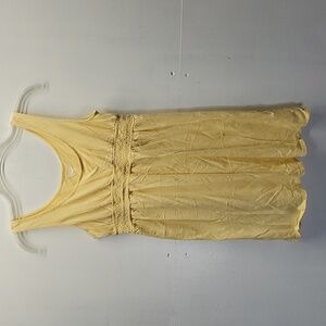 Womens So Yellow Cotton Dress Size M